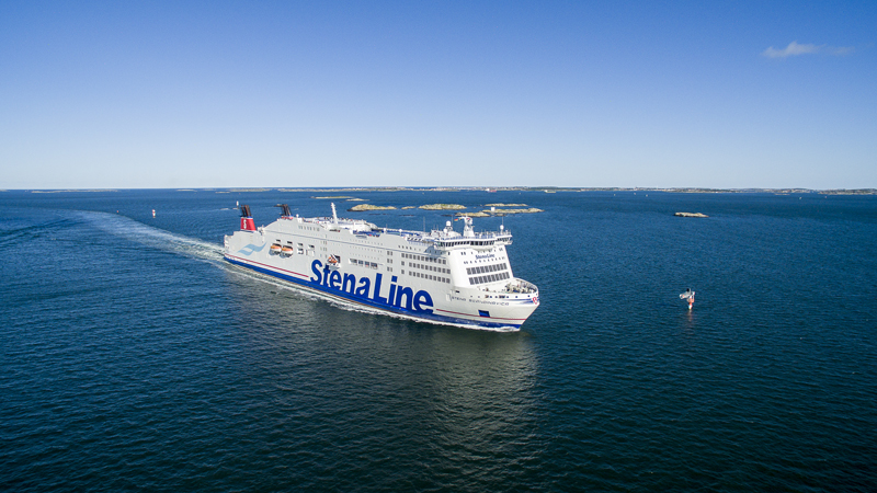 Stena Line som tar oss ut i Europa